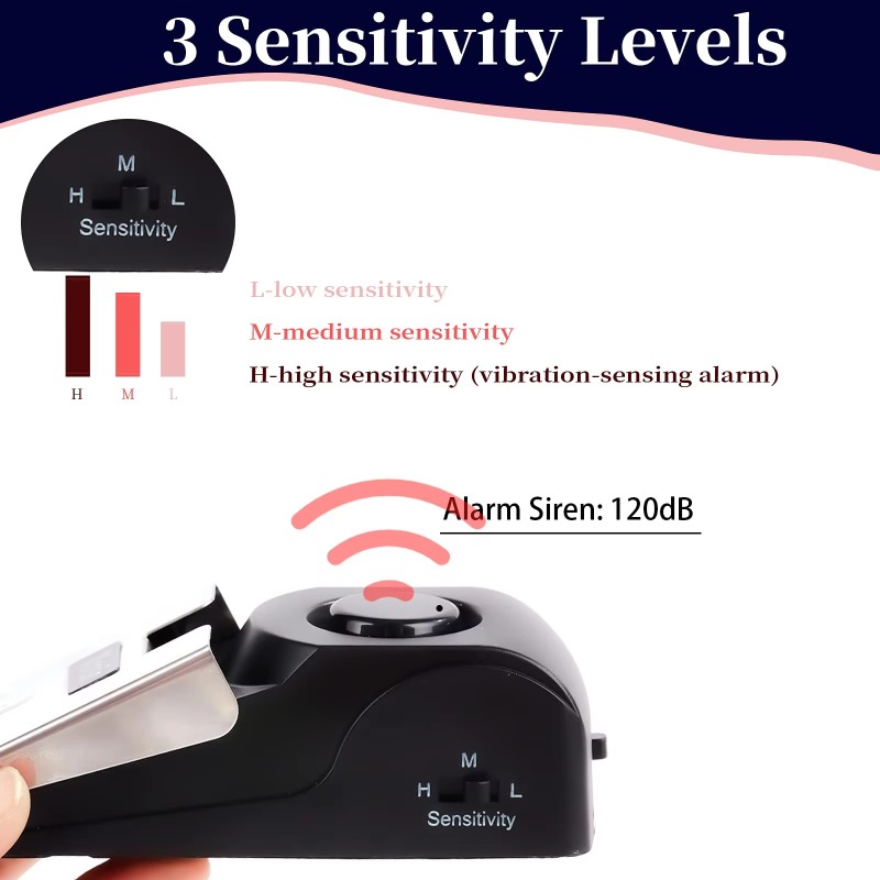 Anti-theft portable door stop  - Door Stop Alarm 评论和价格