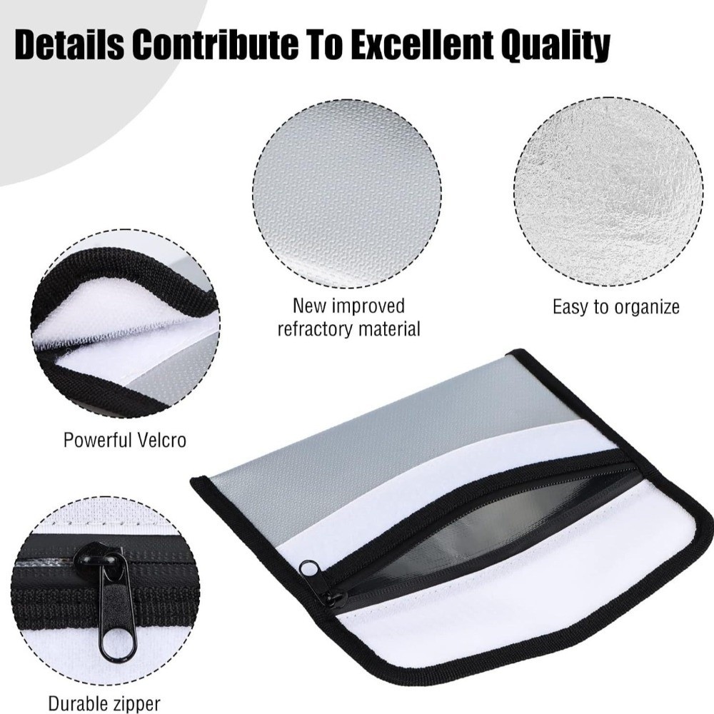 Portable Waterproof Fireproof  - Fire Safe Document 评论和价格