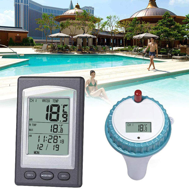 Digtal Swimming Pool Thermomet - Pool Alarm Float 评论和价格