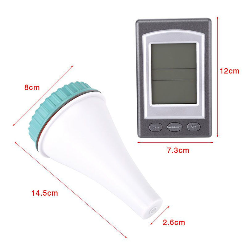 Digtal Swimming Pool Thermomet - Pool Alarm Float 评论和价格