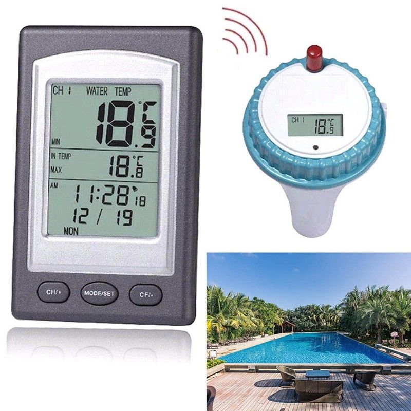 Digtal Swimming Pool Thermomet - Pool Alarm Float 评论和价格
