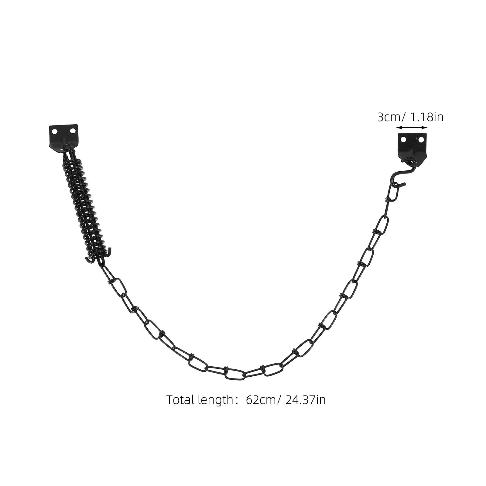 2Set Stainless Steel Windproof - Security Chain Door 评论和价格