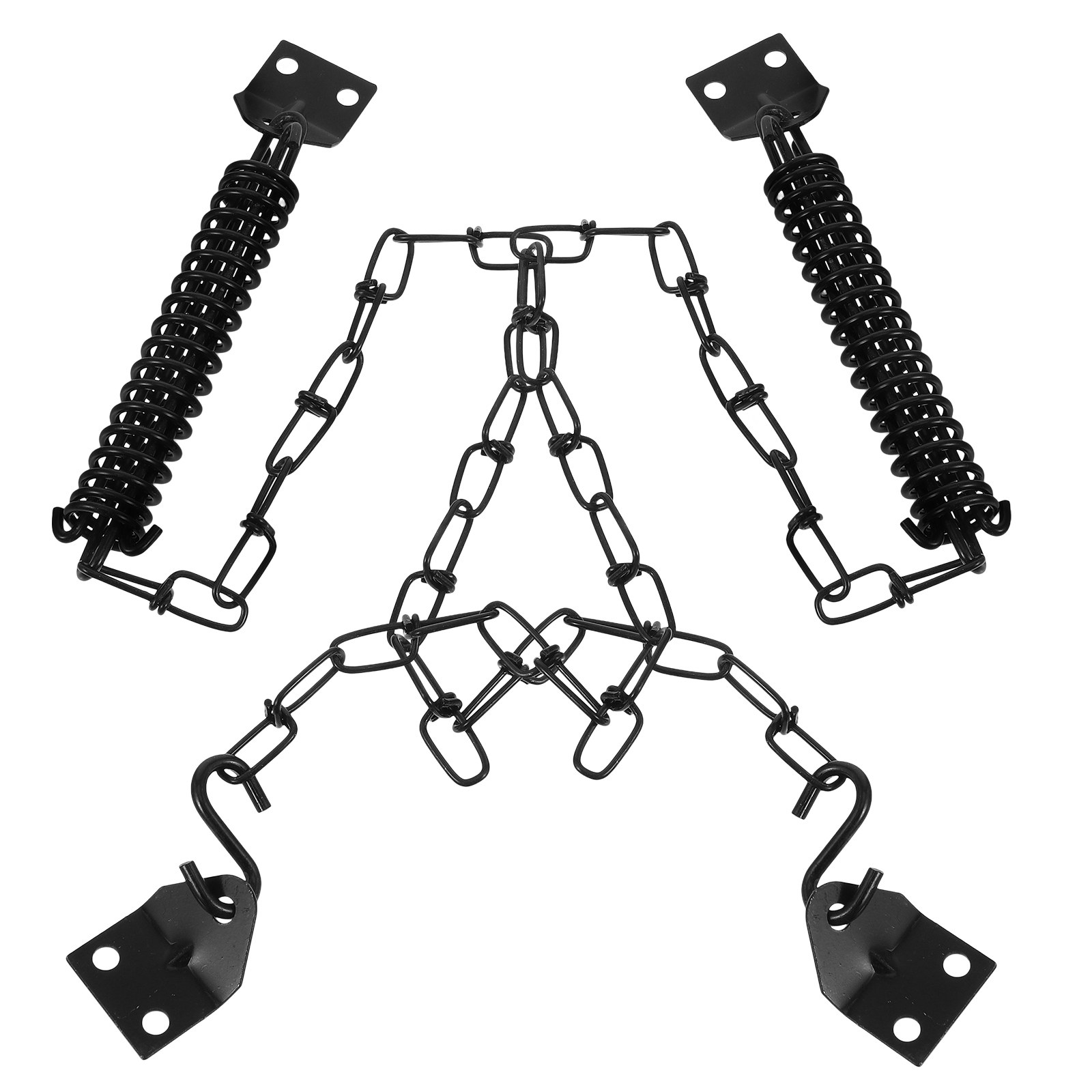 2Set Stainless Steel Windproof - Security Chain Door 评论和价格