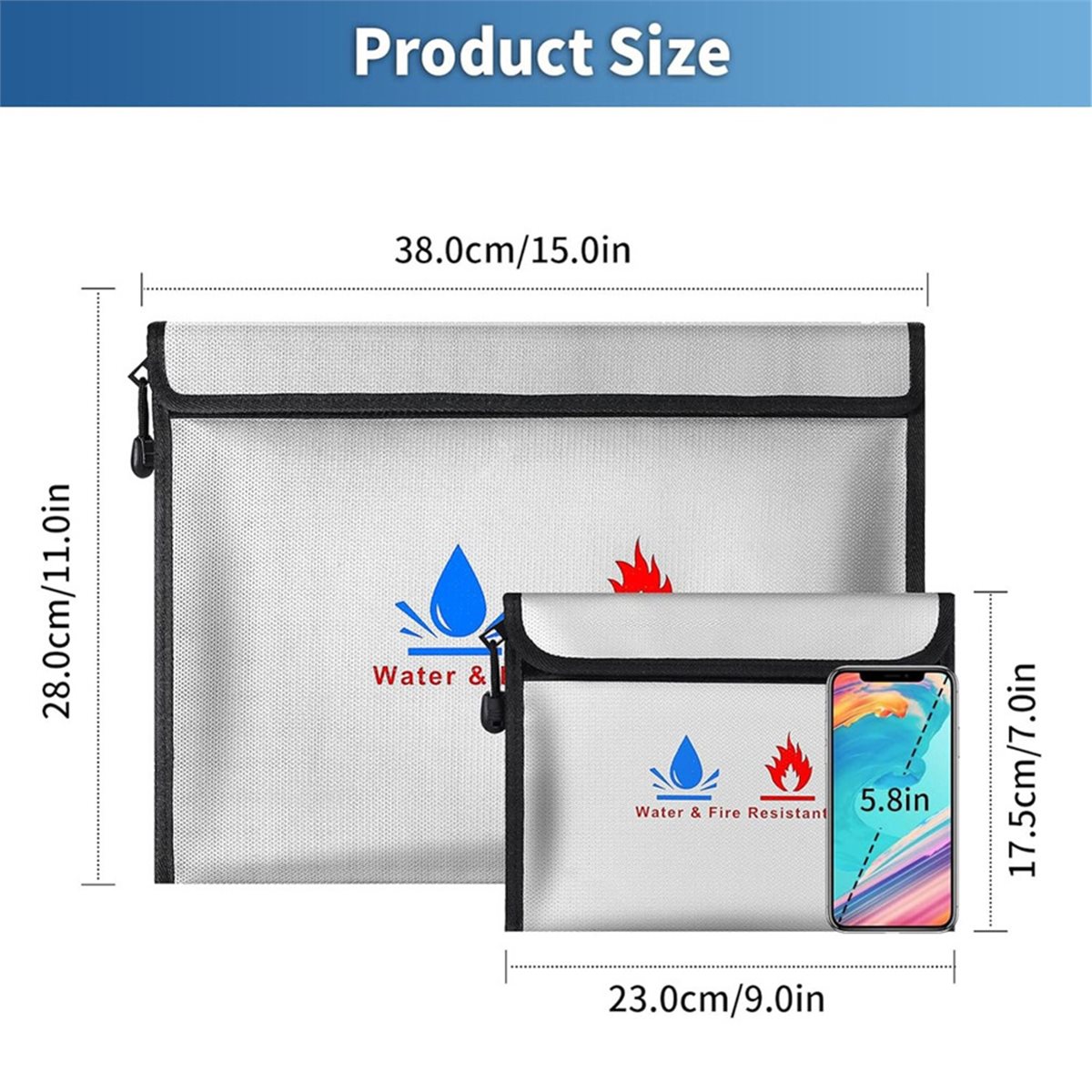 BHBL Fireproof & Waterproof Do - Fire Safe Document 评论和价格
