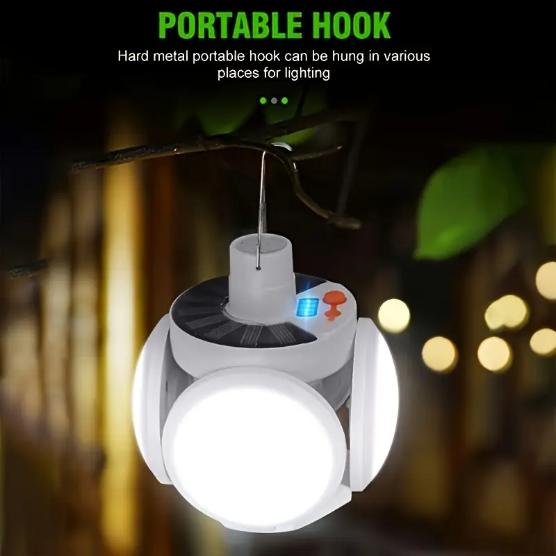 1 Solar Folding Light with USB - Power Outage Light 评论和价格
