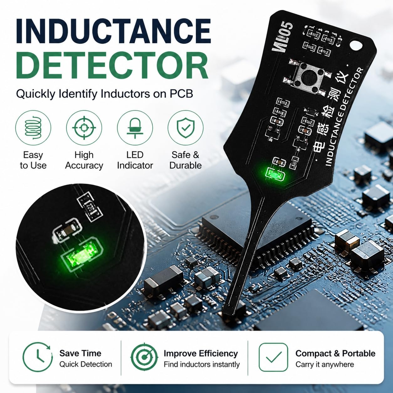 W01 Type C Inductance Tester M - Co Detector Plug 评论和价格