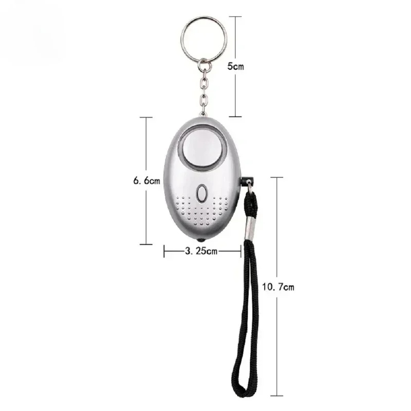 1/2Pcs Self Defense Alarm Anti - Personal Alarm Keychain 评论和价格