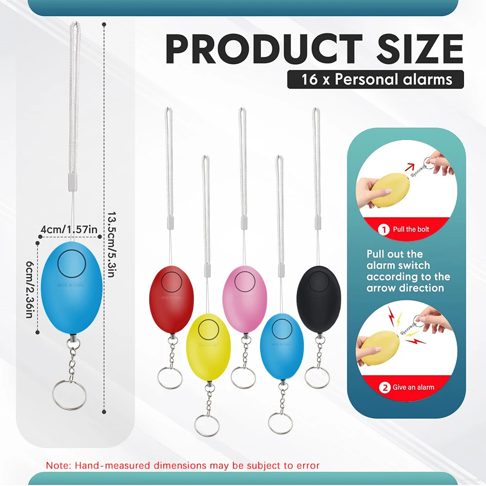 120dB Self-Defense Keychain Sa - Personal Alarm Keychain 评论和价格