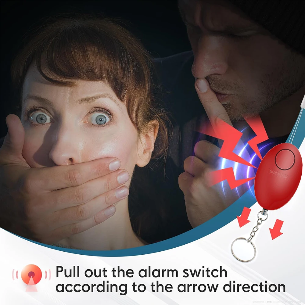 120dB Self-Defense Keychain Sa - Personal Alarm Keychain 评论和价格