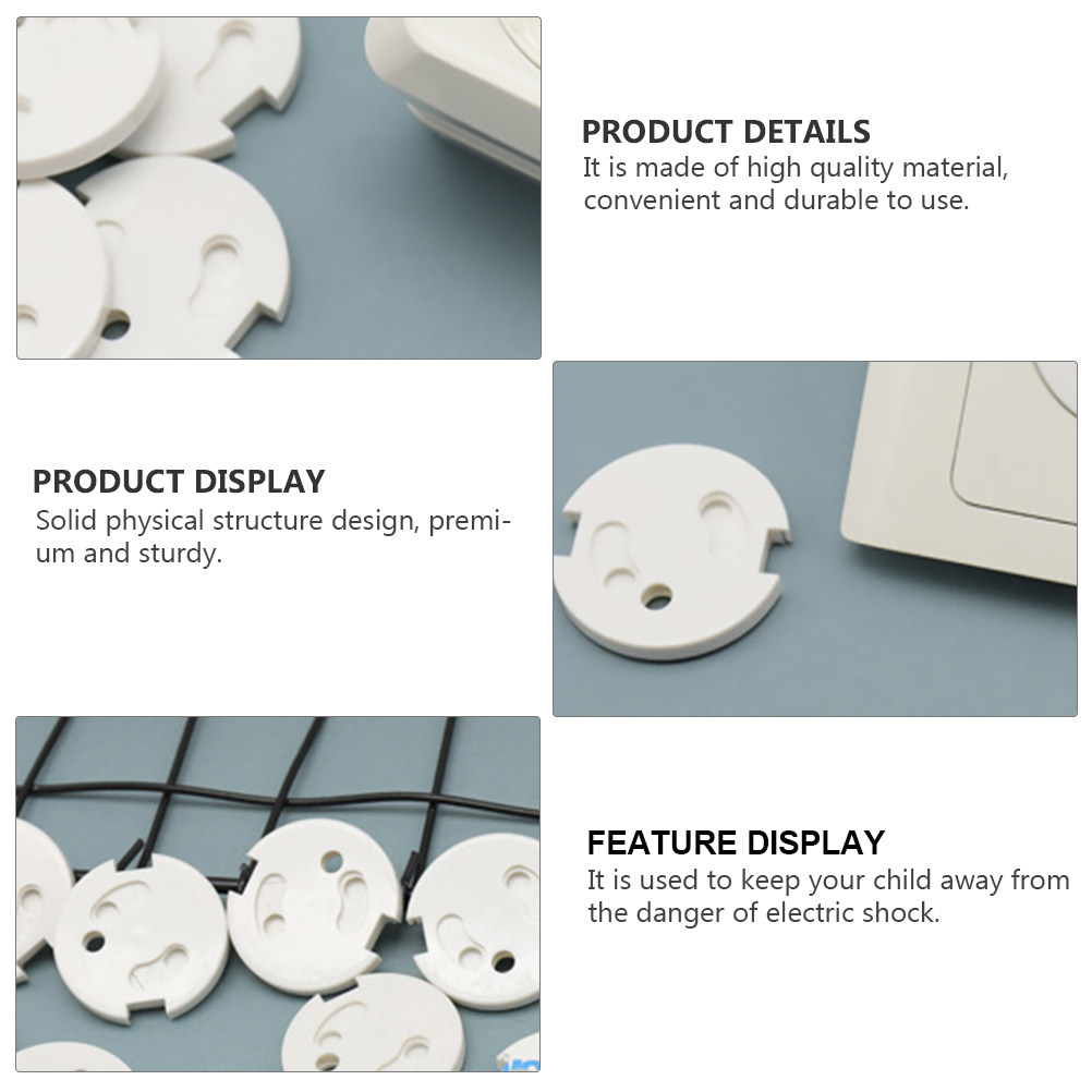 10Pcs French Standard Socket C - Outlet Cover Baby 评论和价格