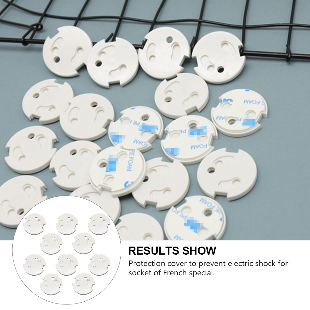 10Pcs French Standard Socket C - Outlet Cover Baby 评论和价格